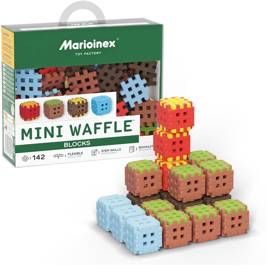 Marioinex mini vaflių konstravimo kaladėlės, 142 dalys