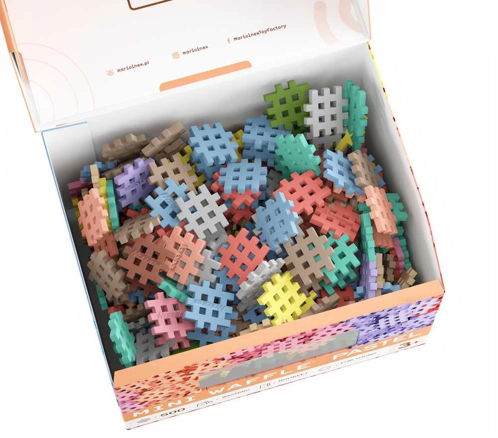 Konstruktorius Waffle Mini Pastel Konstruktorius 500 Elementas