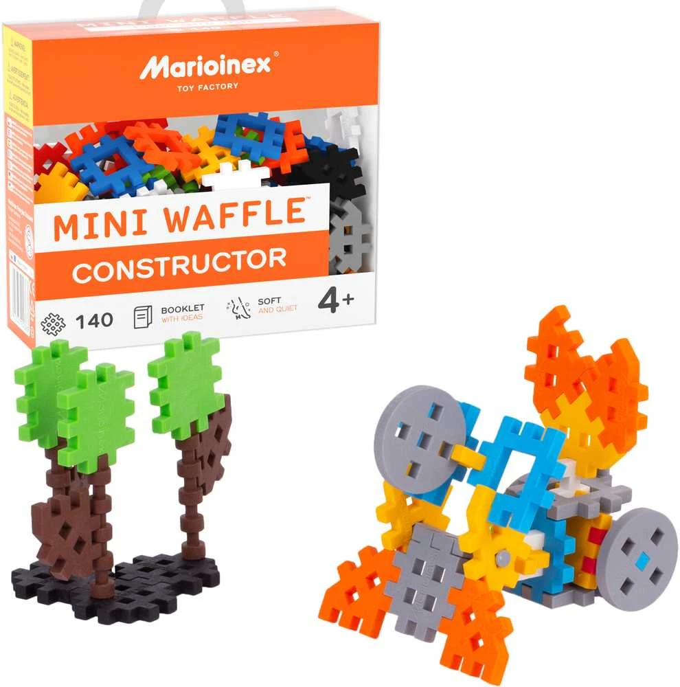 Marioinex Mini vaflinės statybinės plytos 140 vnt.