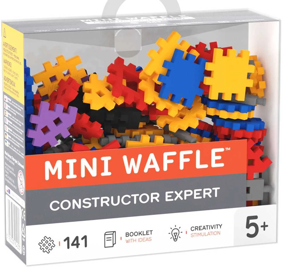Marioinex Mini kaladėlės(vaffle) konstruktorius ekspetas, 141vnt