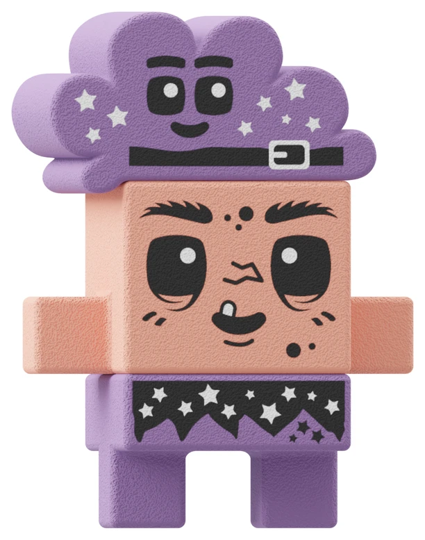 Konstruktorius Marioinex Mini Waffle Princess Karališkas nuotykis, 280 vnt. + figūros, 4 vnt.