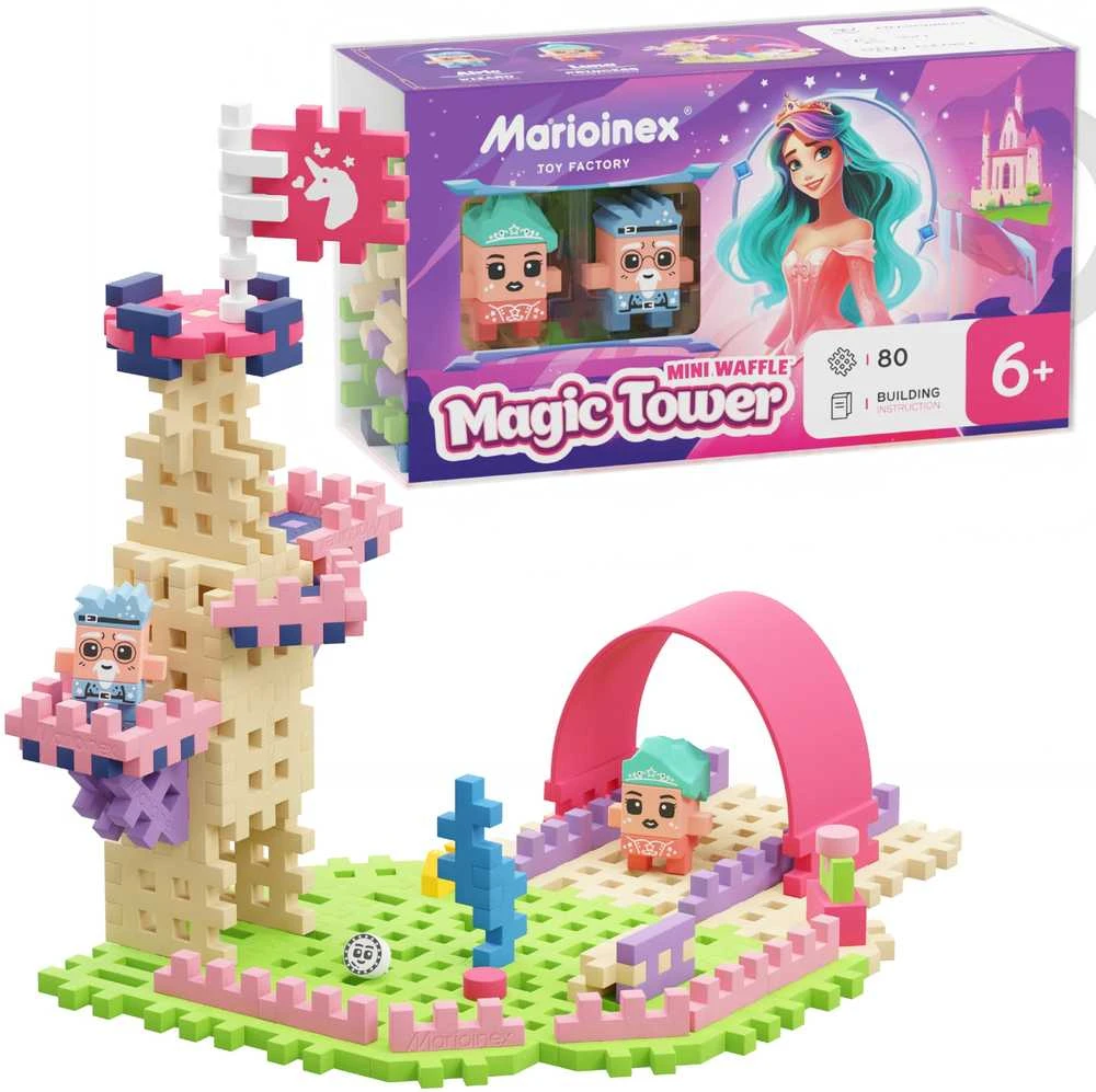 Kaladėlių bokštas Marioinex 05807, 82 vnt.