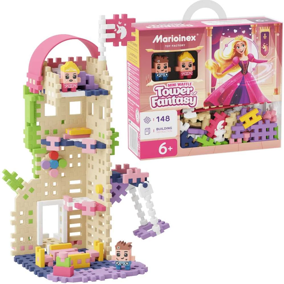 Marioinex Mini vaflių kaladėlės Tower of Fantasy 148 vnt 2 figūrėlės ZA5493