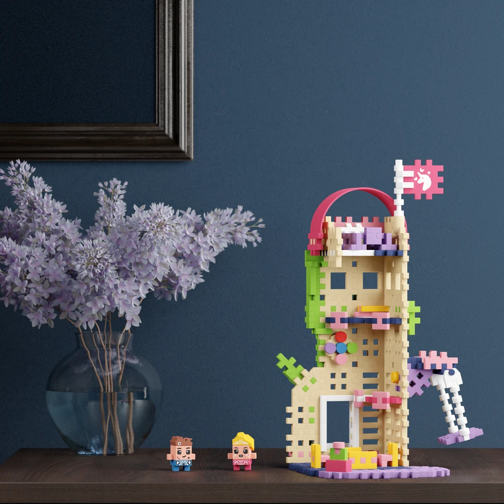 Marioinex Mini vaflių kaladėlės Tower of Fantasy 148 vnt 2 figūrėlės ZA5493