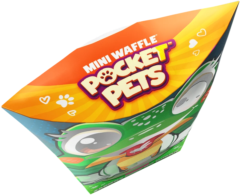 Marioinex *****Vafliniai mini kaladėlės PocketPets Frog 06934