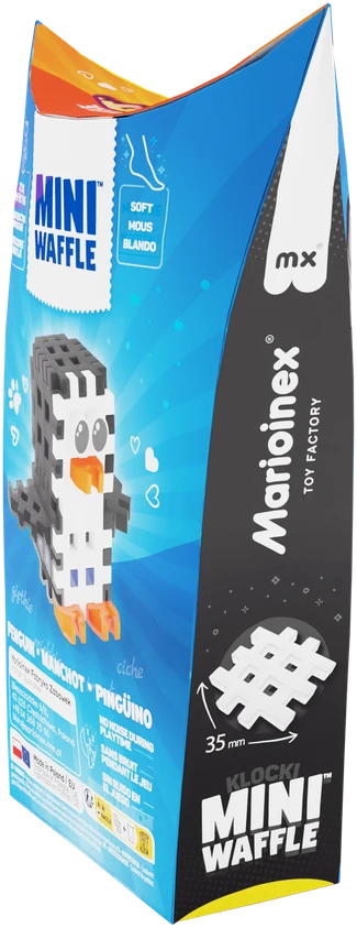 Marioinex *****Klocki waffle mini PocketPets Pingvinas 07153