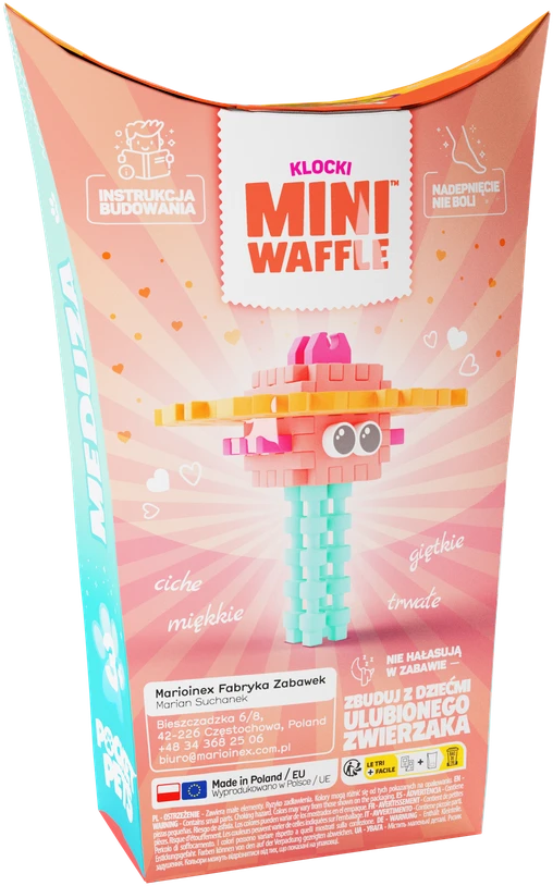 Marioinex *****Vafliniai mini kaladėlės PocketPets Medūza 07054