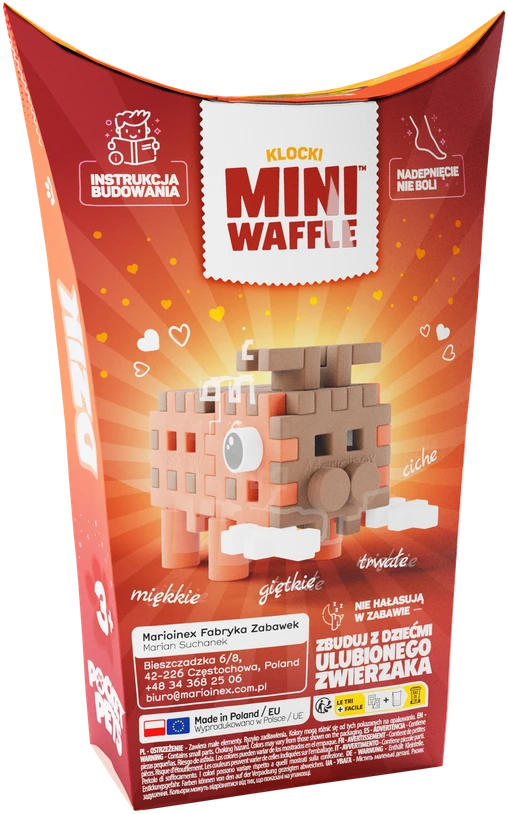 Marioinex *****Vafliniai mini kaladėlės PocketPets Šernas 07016