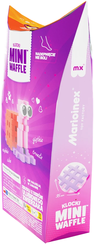 Marioinex *****Vafliniai mini kaladėlės PocketPets sraigė 07146