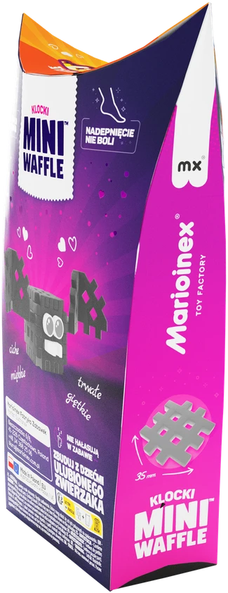 Marioinex Mini vafliniai kišeniniai augintiniai šikšnosparnių konstruktoriai