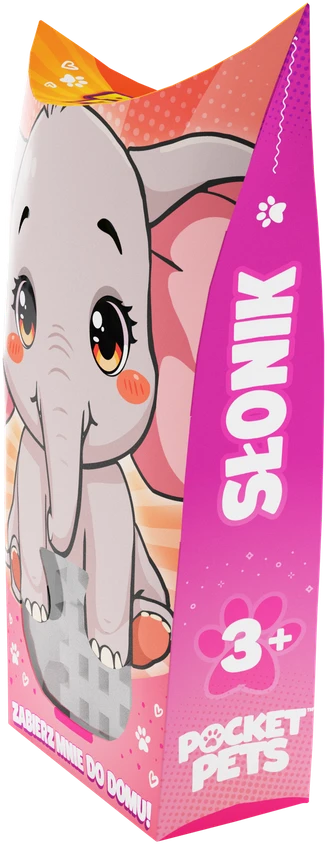 Marioinex *****Vafliniai mini kaladėlės PocketPets Dramblys 07023