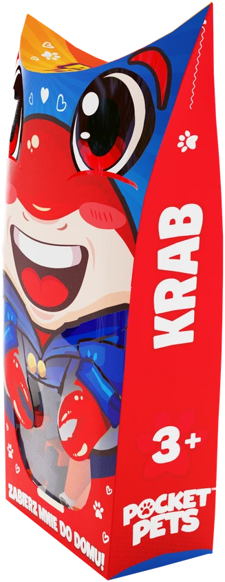 Marioinex *****Vafliniai mini kaladėlės PocketPets Krabas 06897