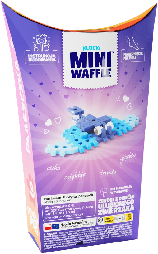 Marioinex *****Vafliniai mini kaladėlės PocketPets Stingray 07047
