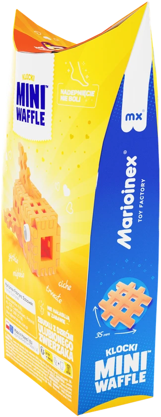 Marioinex Mini vafliniai kišeniniai augintinių žuvų statybiniai blokeliai