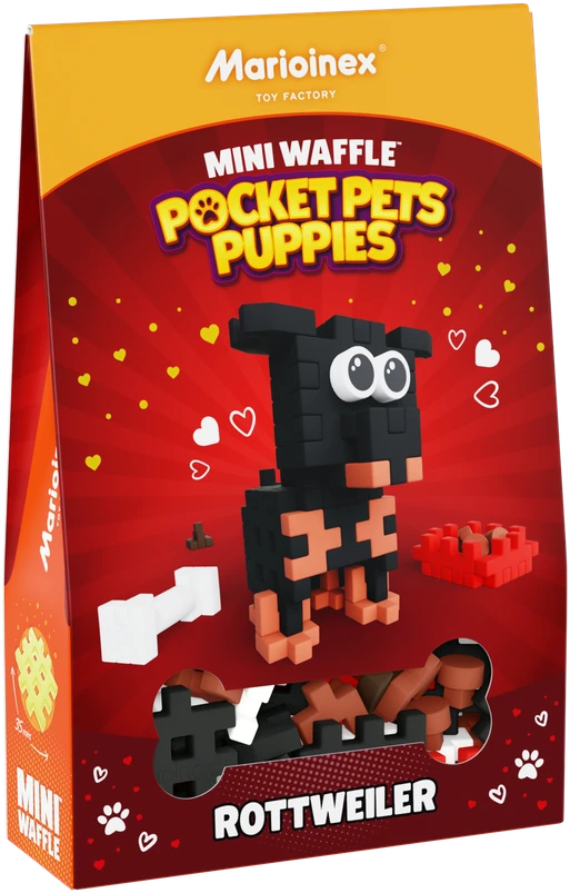 Marioinex *****PocketPetsRotveilerio šuniukai 07900