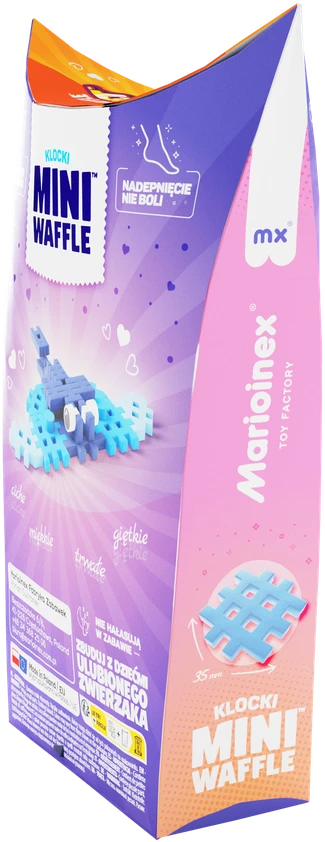 Marioinex *****Vafliniai mini kaladėlės PocketPets Stingray 07047