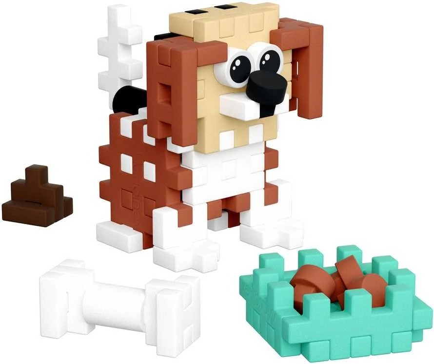 Marioinex Mini Waffle Pocket Pet Beagle – kūrybinis kaladėlių rinkinys vaikams ZA6656