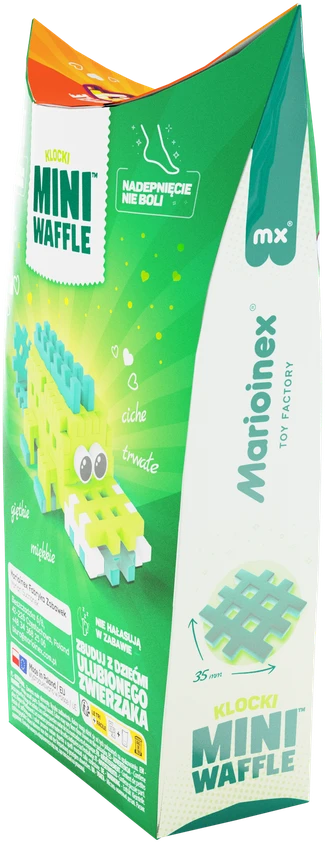 Marioinex Mini Waffle Pocket Pets Šikšnosparnis – kūrybinės kaladėlės vaikams ZA6662