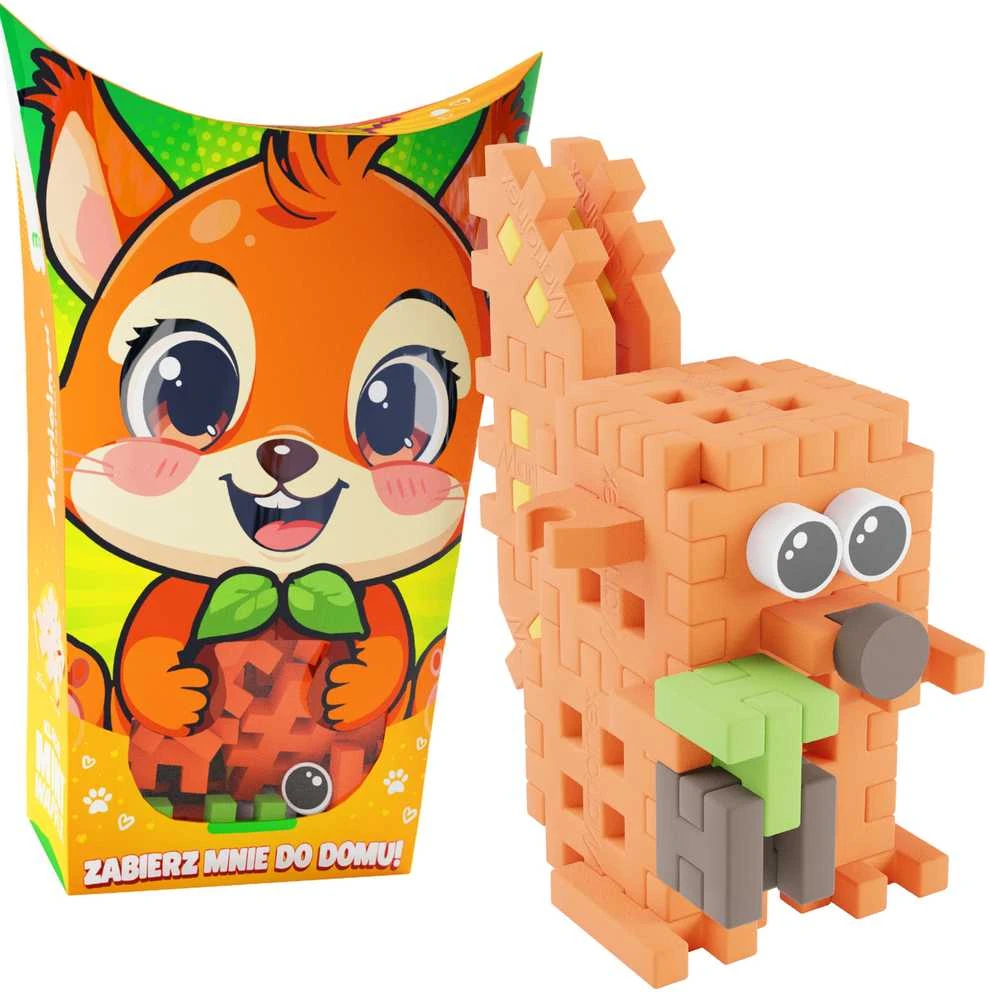 Marioinex *****Vafliniai mini kaladėlės PocketPets Voverė 06927