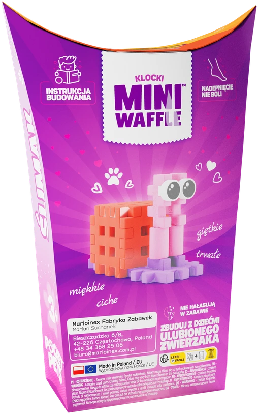 Marioinex *****Vafliniai mini kaladėlės PocketPets sraigė 07146