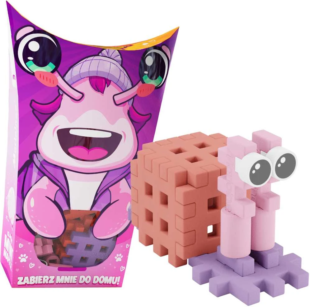 Marioinex *****Vafliniai mini kaladėlės PocketPets sraigė 07146