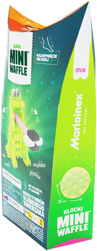 Marioinex *****Vafliniai mini kaladėlės PocketPets Frog 06934