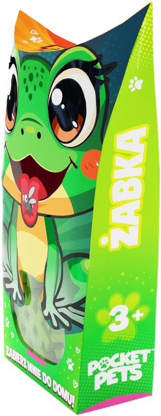 Marioinex *****Vafliniai mini kaladėlės PocketPets Frog 06934