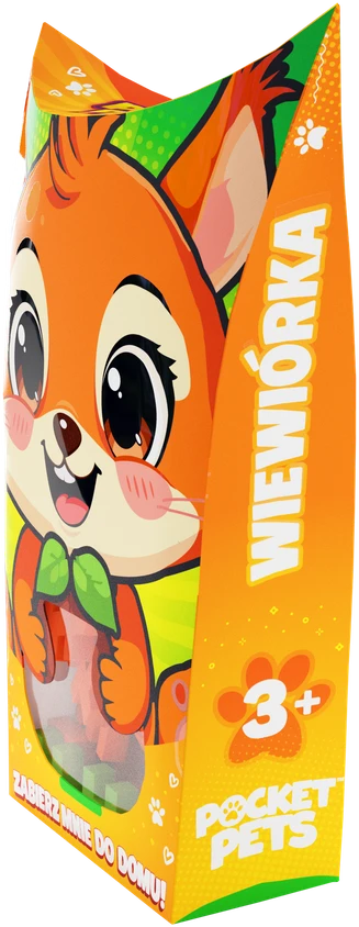 Marioinex *****Vafliniai mini kaladėlės PocketPets Voverė 06927