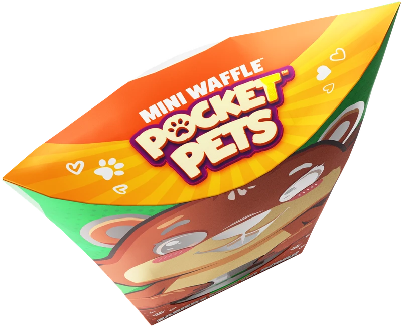 Marioinex *****Vafliniai mini kaladėlės PocketPets Bebras 07061