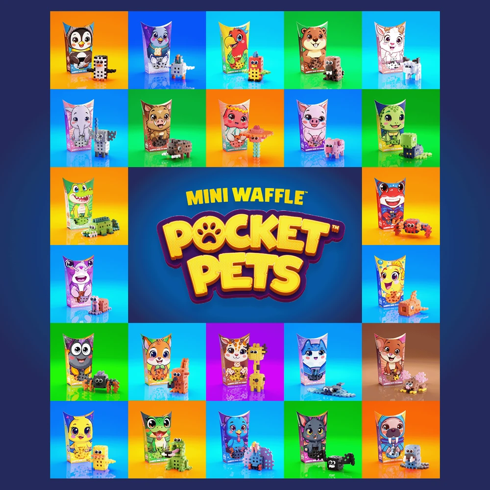 Marioinex *****Vafliniai mini kaladėlės PocketPets Stingray 07047