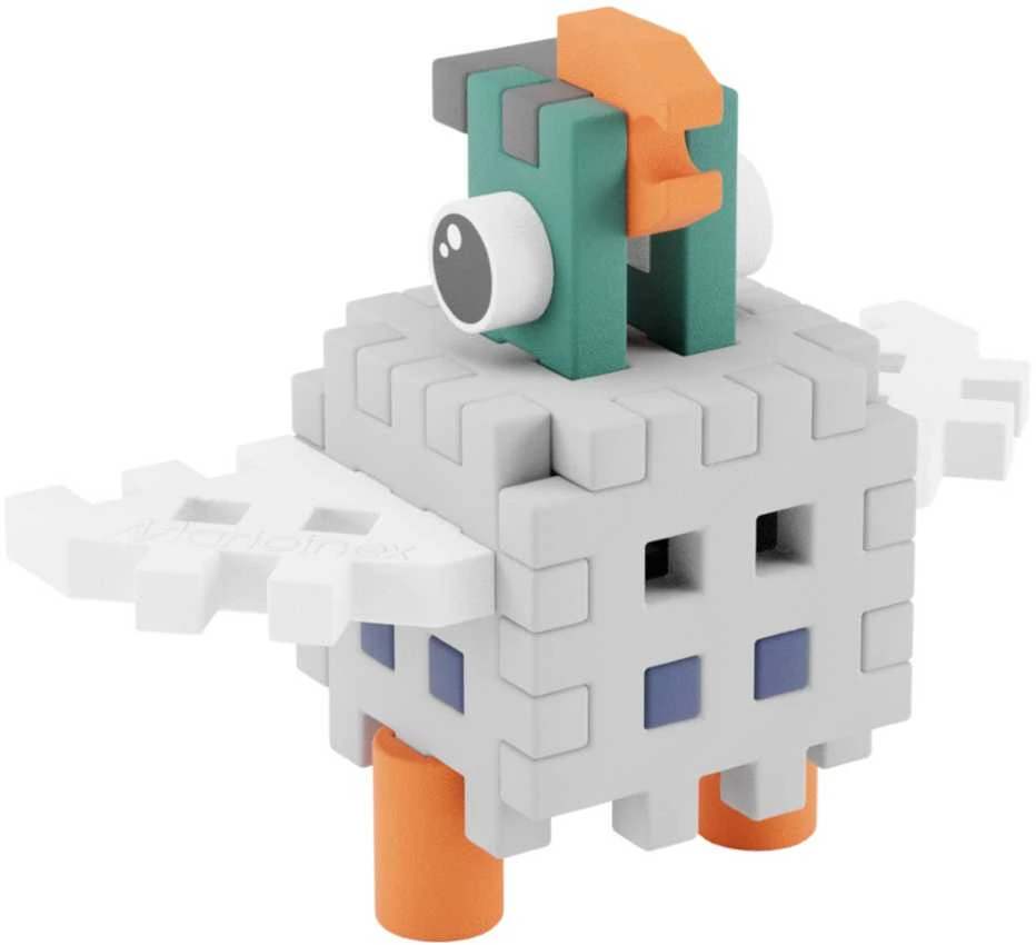 Marioinex Klocki konstrukcyjne Mini Waffle Pocket Pets Gołąb