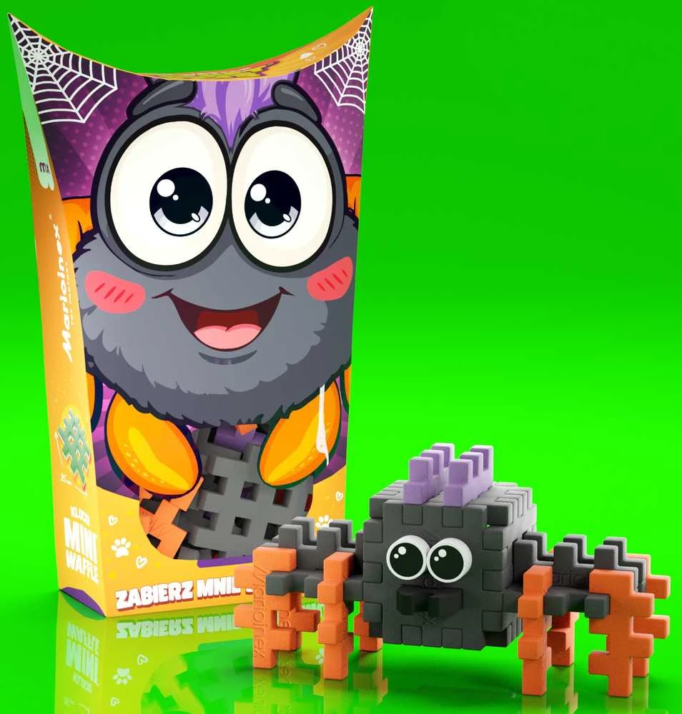 Marioinex *****Vafliniai mini kaladėlės PocketPets Spider 06965