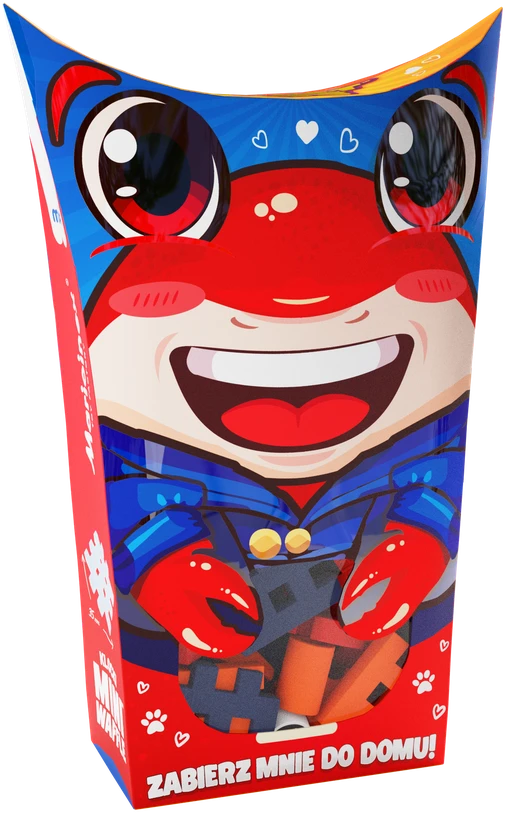 Marioinex *****Vafliniai mini kaladėlės PocketPets Krabas 06897