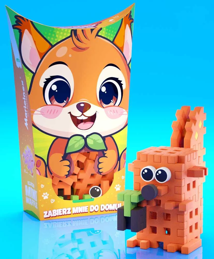 Marioinex *****Vafliniai mini kaladėlės PocketPets Voverė 06927
