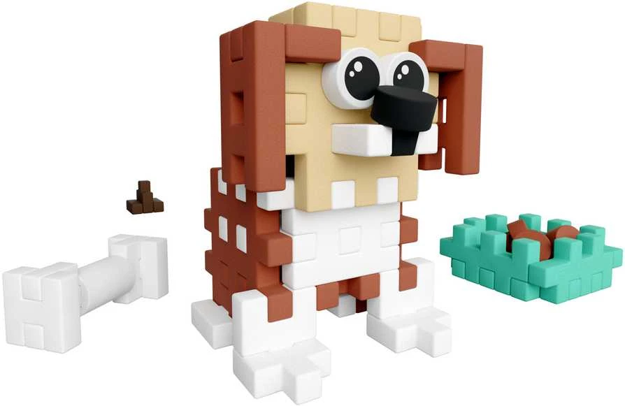 Marioinex Mini Waffle Pocket Pet Beagle – kūrybinis kaladėlių rinkinys vaikams ZA6656