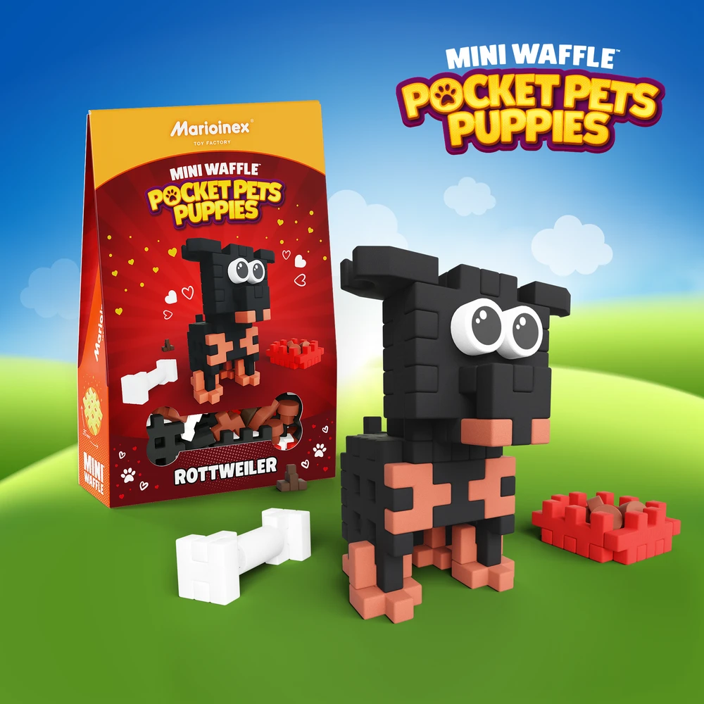 Marioinex *****PocketPetsRotveilerio šuniukai 07900