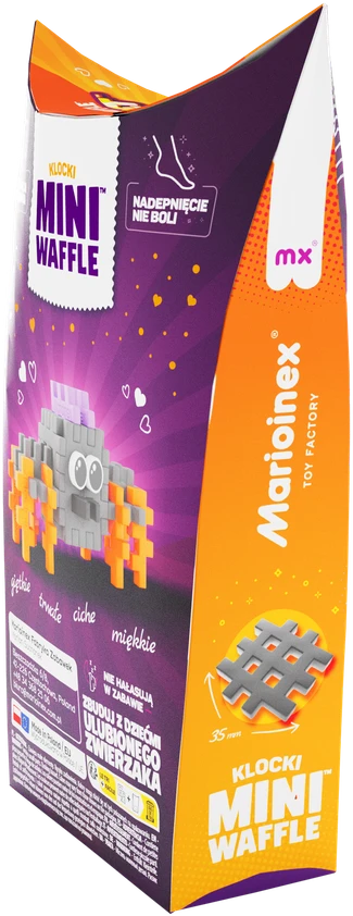 Marioinex *****Vafliniai mini kaladėlės PocketPets Spider 06965
