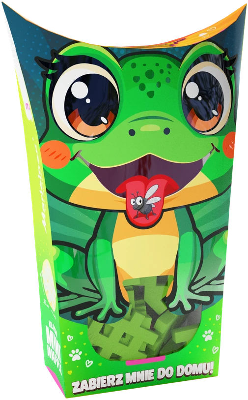 Marioinex *****Vafliniai mini kaladėlės PocketPets Frog 06934