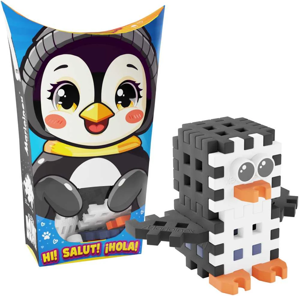 Marioinex *****Klocki waffle mini PocketPets Pingvinas 07153