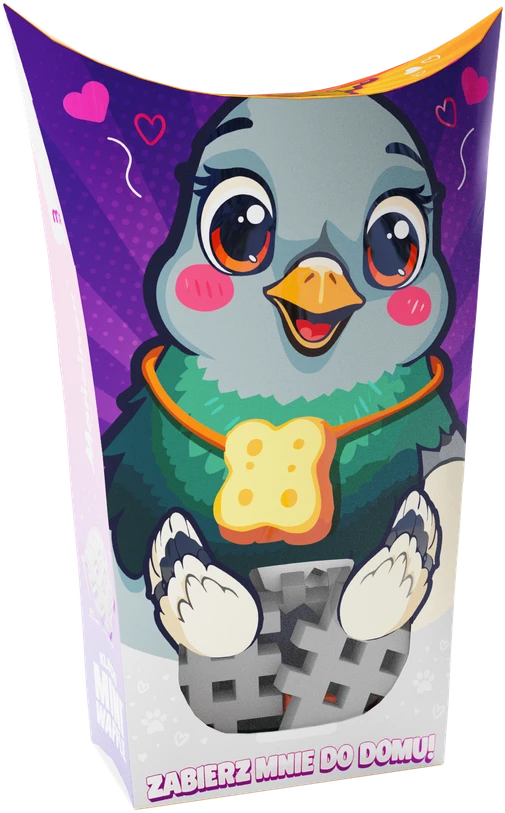 Marioinex Klocki konstrukcyjne Mini Waffle Pocket Pets Gołąb