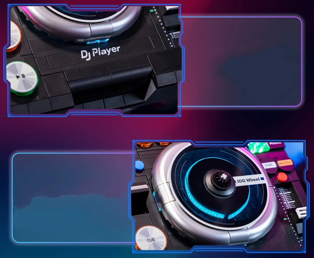 PANTASY BLOCKS DJ KONSOLE SU INTERAKTYVIMIS FUNKCIJOMIS + LED 869 EL.