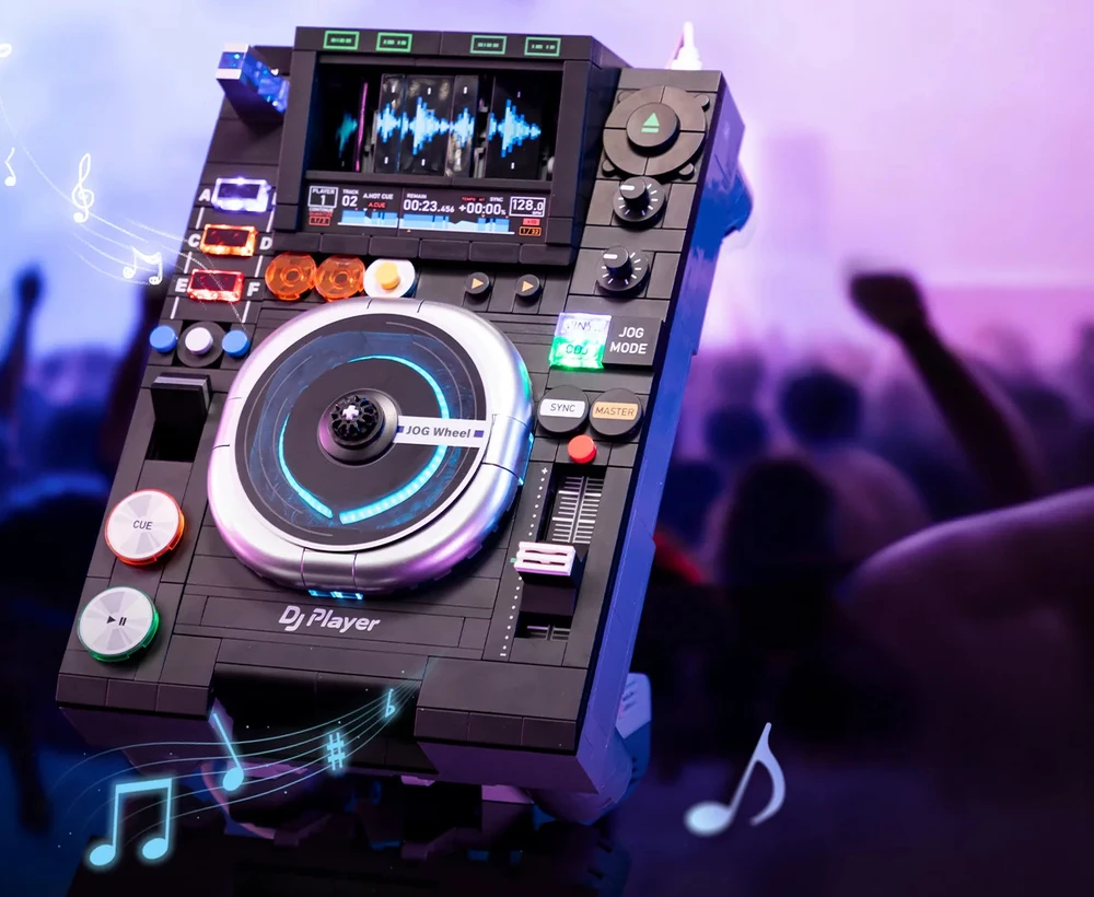 PANTASY BLOCKS DJ KONSOLE SU INTERAKTYVIMIS FUNKCIJOMIS + LED 869 EL.