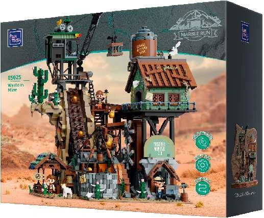 „Pantasy Western Mine“ aukso kasyklos statybiniai kaladėlės, 2990 detalių