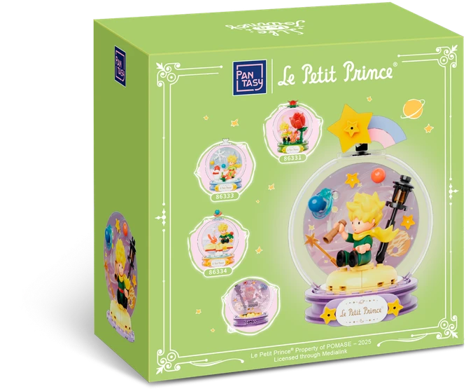 Pantasy Fantazijos statybiniai blokai Mažasis princas Žvaigždėta lempa Žvaigždėta lempa Le Petit Prince 82 vnt.