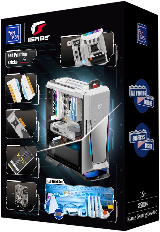 Statybiniai blokeliai Pantasy PC žaidimų kompiuteris X iGame 1000 dalys