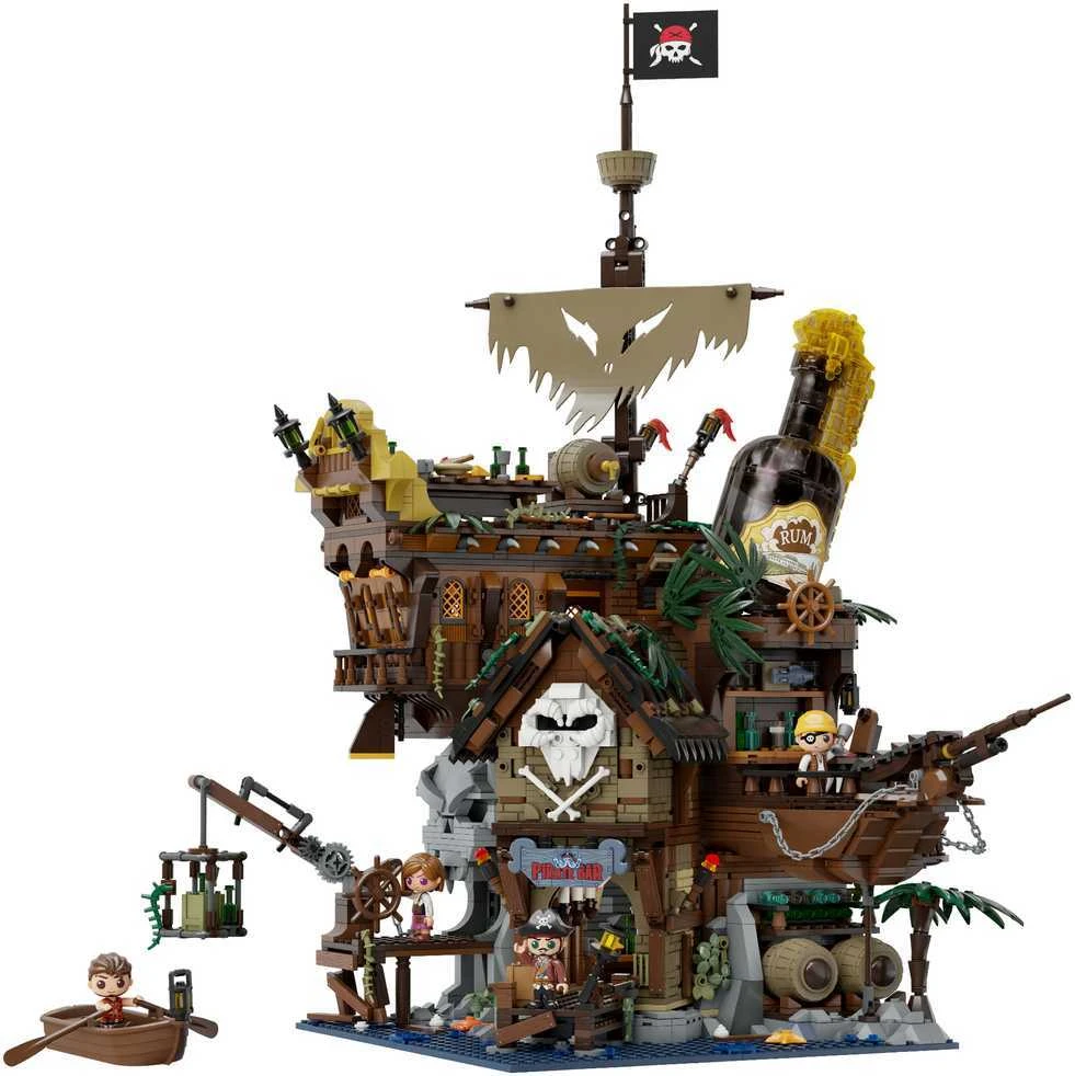 „Pantasy“ piratų romo baro konstruktoriai „Pirates Pub“, 2814 detalių