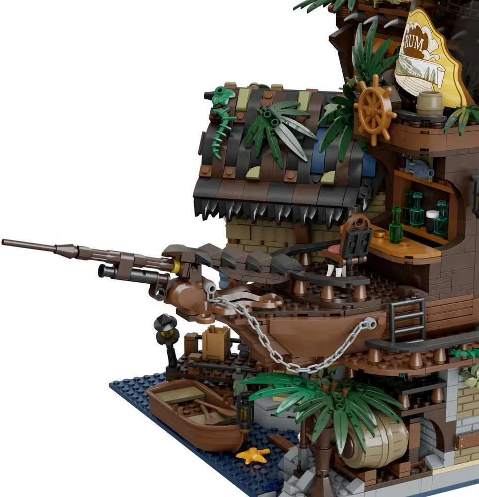 „Pantasy“ piratų romo baro konstruktoriai „Pirates Pub“, 2814 detalių