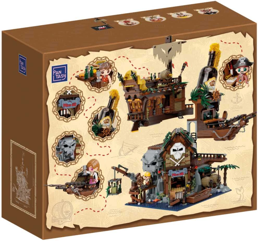 „Pantasy“ piratų romo baro konstruktoriai „Pirates Pub“, 2814 detalių