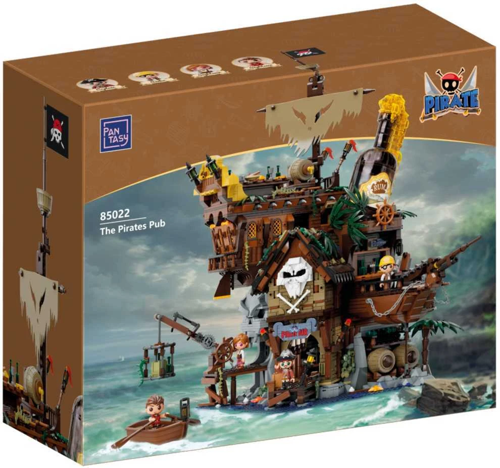 „Pantasy“ piratų romo baro konstruktoriai „Pirates Pub“, 2814 detalių