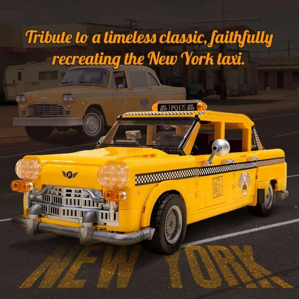 PANTASY New York Geltona Cab Konstruktorius | 1601 dalių